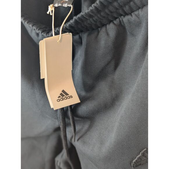 Adidas Coze 3 Stripe Wide Leg Sweatpants Black Women's Size Small NWT - Picture 14 of 14